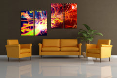 Four pieces wall design